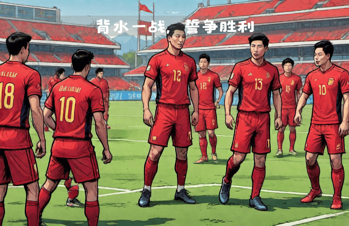 足球赛上球员们竭尽全力争取胜利